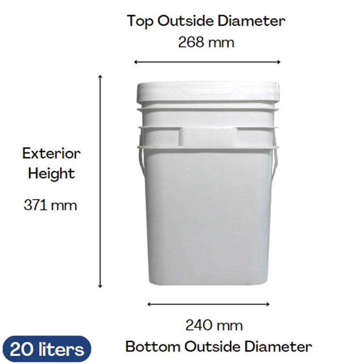 Warum sind quadratische 20-Liter-Eimer die beste Wahl für Ihre Lagerungs- und Transportanforderungen?